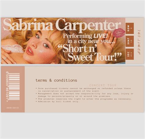 Sabrina Carpenter Tickets .